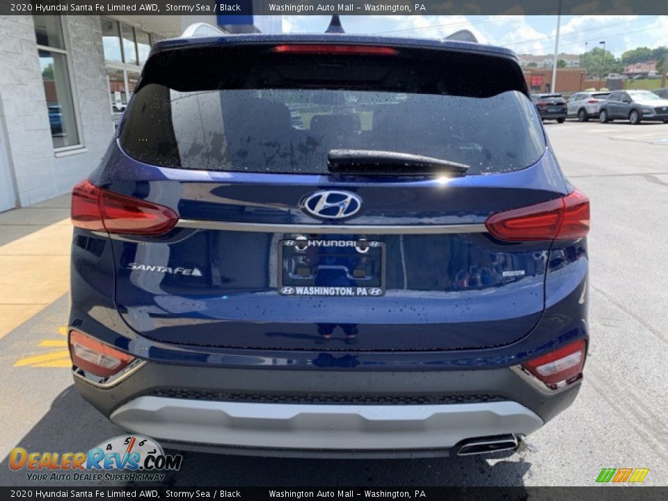 2020 Hyundai Santa Fe Limited AWD Stormy Sea / Black Photo #5