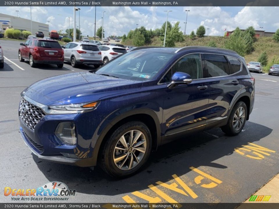 2020 Hyundai Santa Fe Limited AWD Stormy Sea / Black Photo #7