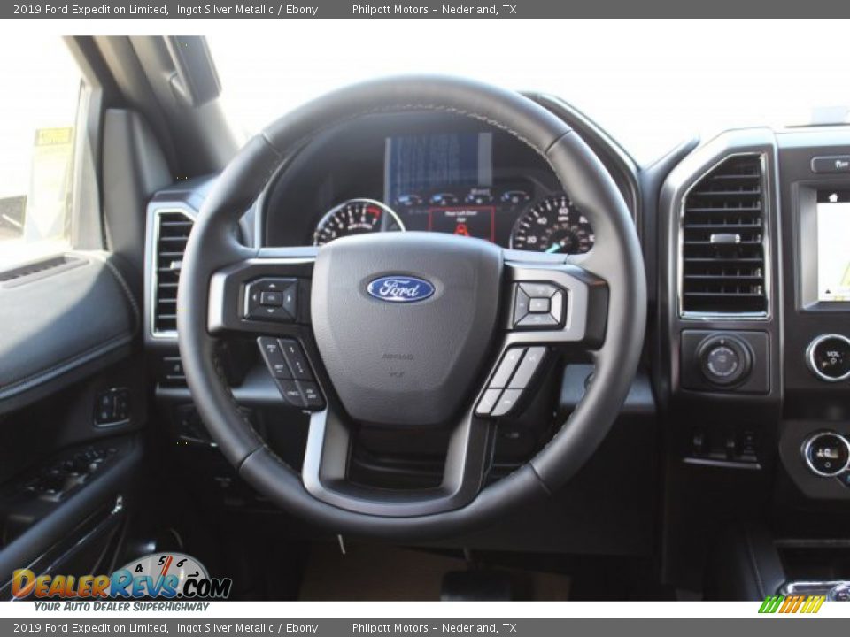 2019 Ford Expedition Limited Ingot Silver Metallic / Ebony Photo #25