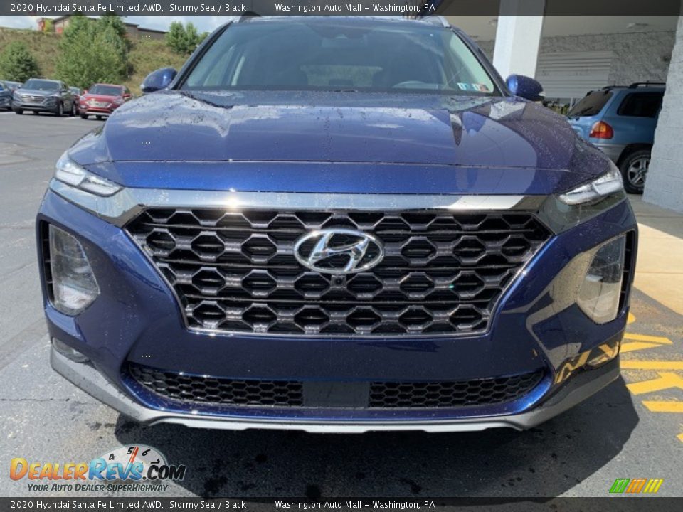 2020 Hyundai Santa Fe Limited AWD Stormy Sea / Black Photo #8