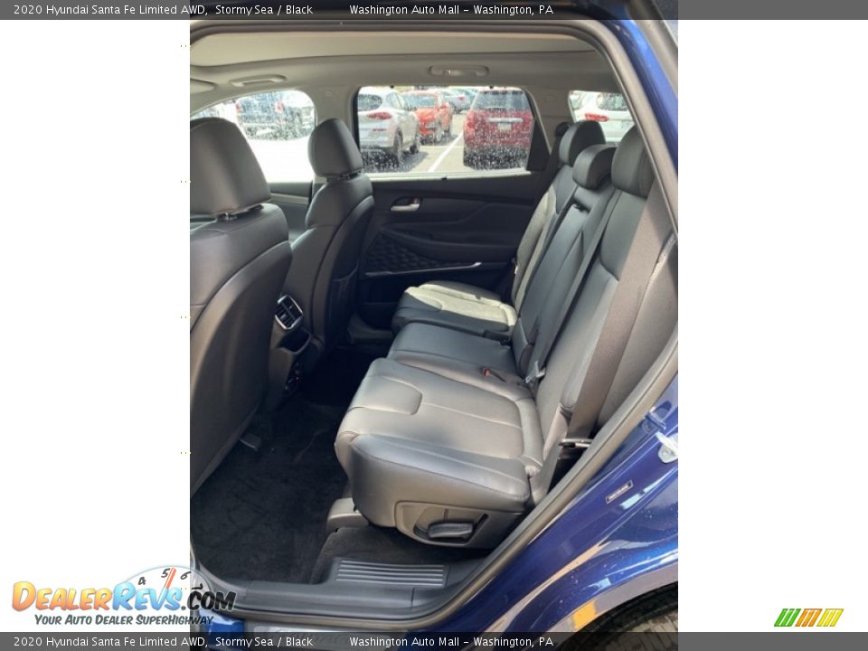 Rear Seat of 2020 Hyundai Santa Fe Limited AWD Photo #20