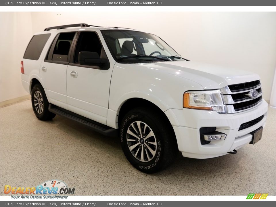 2015 Ford Expedition XLT 4x4 Oxford White / Ebony Photo #1