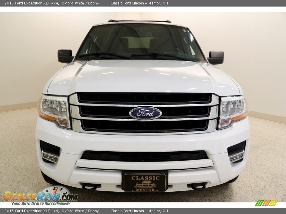 2015 Ford Expedition XLT 4x4 Oxford White / Ebony Photo #2