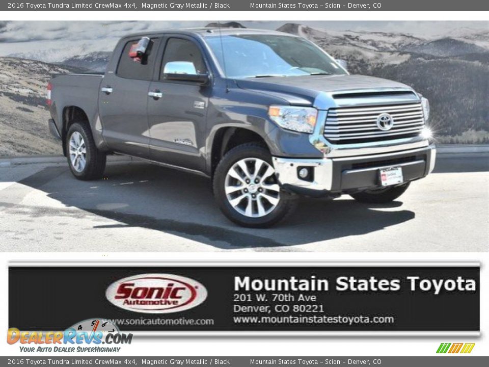 2016 Toyota Tundra Limited CrewMax 4x4 Magnetic Gray Metallic / Black Photo #1