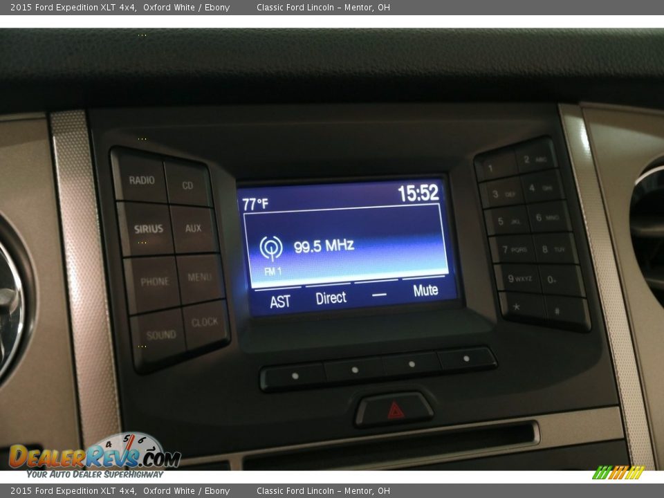 2015 Ford Expedition XLT 4x4 Oxford White / Ebony Photo #10