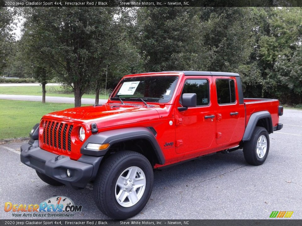 2020 Jeep Gladiator Sport 4x4 Firecracker Red / Black Photo #2