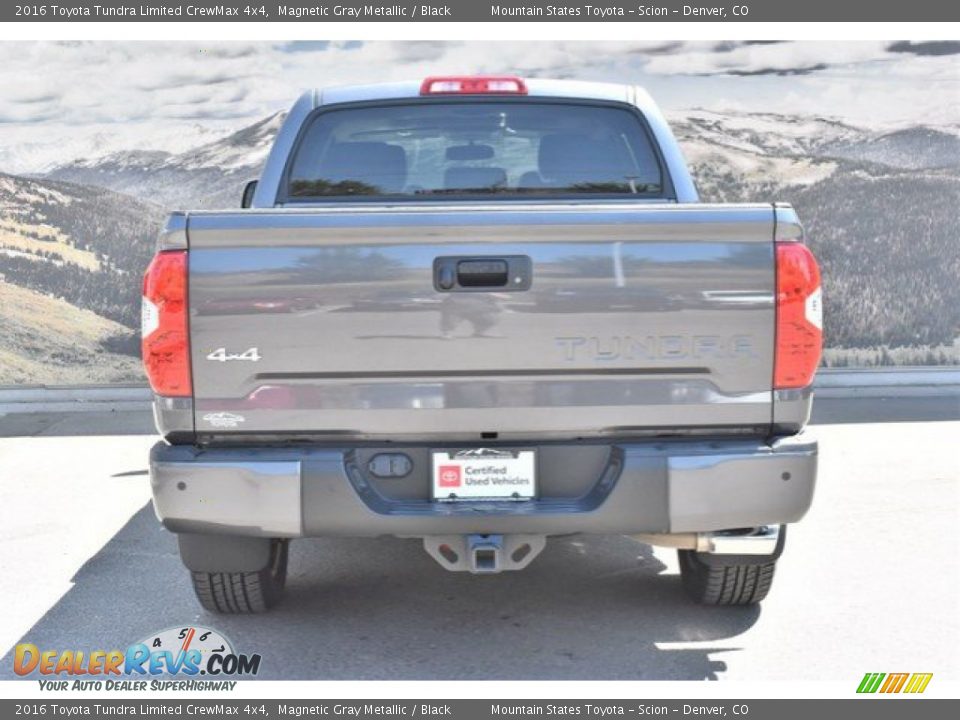 2016 Toyota Tundra Limited CrewMax 4x4 Magnetic Gray Metallic / Black Photo #8