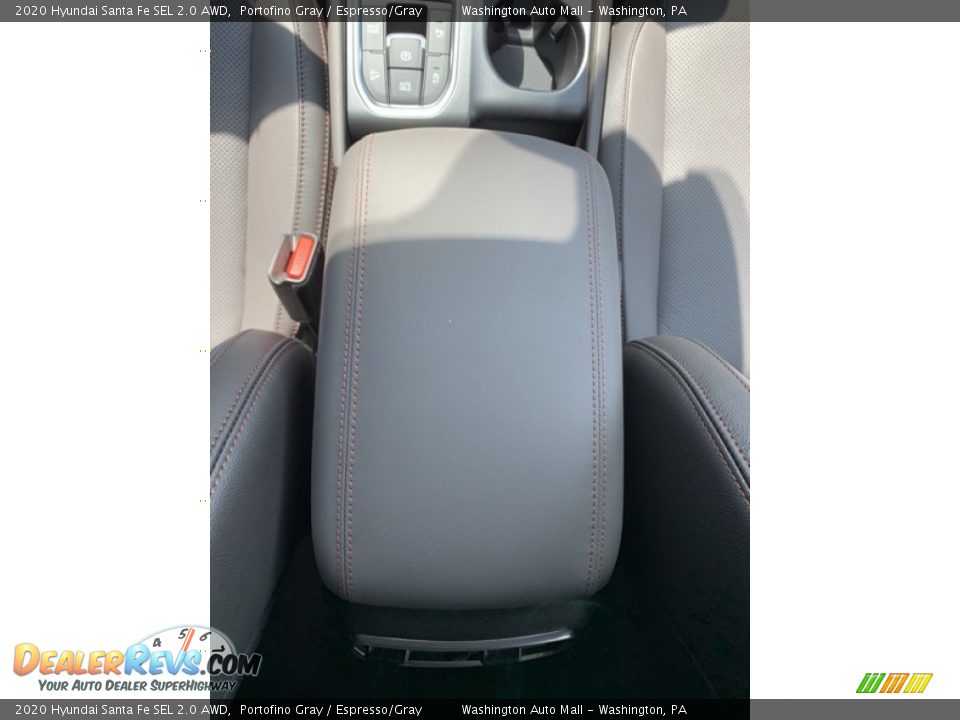 2020 Hyundai Santa Fe SEL 2.0 AWD Portofino Gray / Espresso/Gray Photo #36