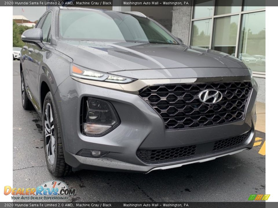 2020 Hyundai Santa Fe Limited 2.0 AWD Machine Gray / Black Photo #1