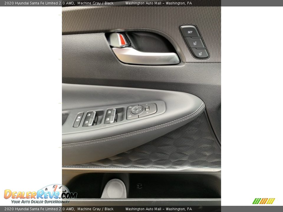 2020 Hyundai Santa Fe Limited 2.0 AWD Machine Gray / Black Photo #12