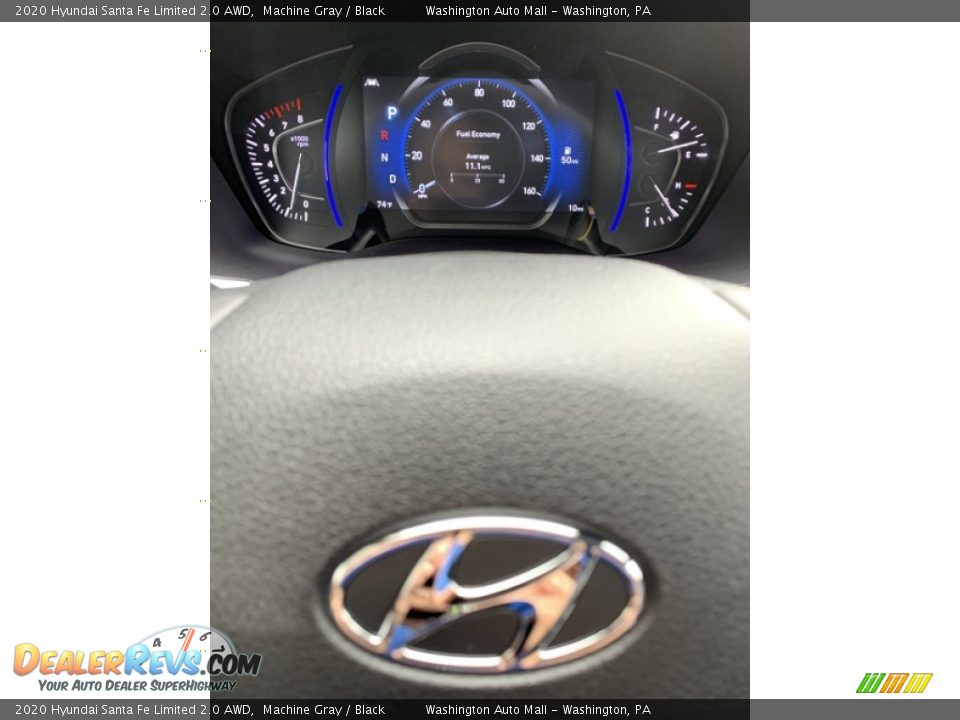 2020 Hyundai Santa Fe Limited 2.0 AWD Gauges Photo #34
