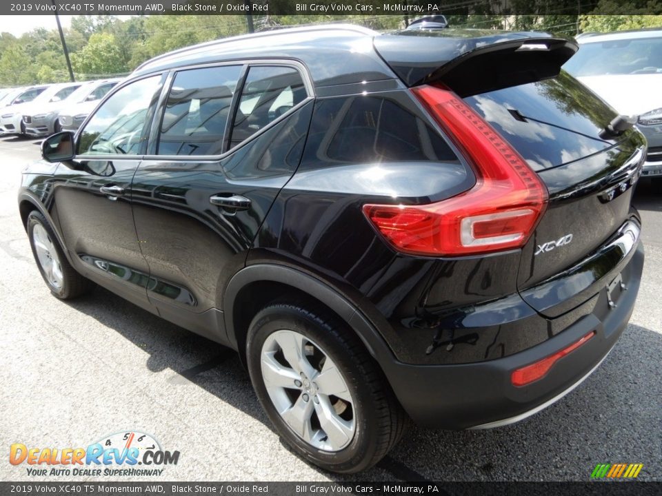 2019 Volvo XC40 T5 Momentum AWD Black Stone / Oxide Red Photo #6