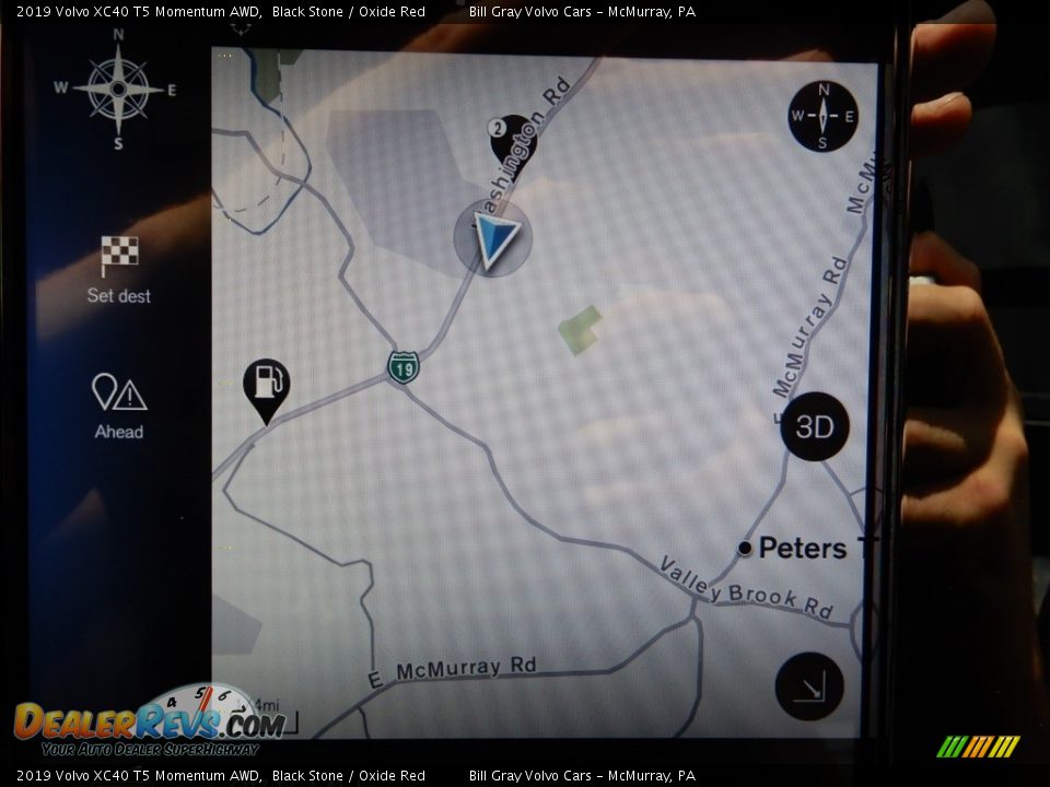 2019 Volvo XC40 T5 Momentum AWD Black Stone / Oxide Red Photo #22