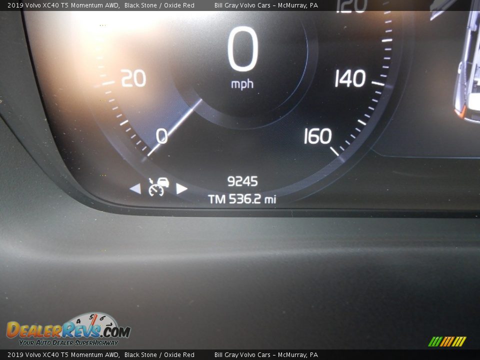 2019 Volvo XC40 T5 Momentum AWD Black Stone / Oxide Red Photo #25
