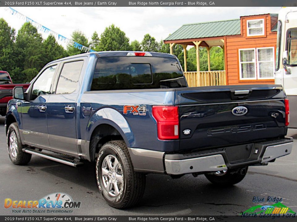 2019 Ford F150 XLT SuperCrew 4x4 Blue Jeans / Earth Gray Photo #3