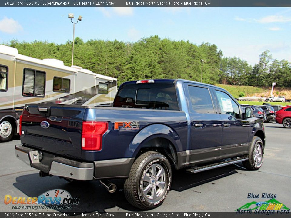 2019 Ford F150 XLT SuperCrew 4x4 Blue Jeans / Earth Gray Photo #5