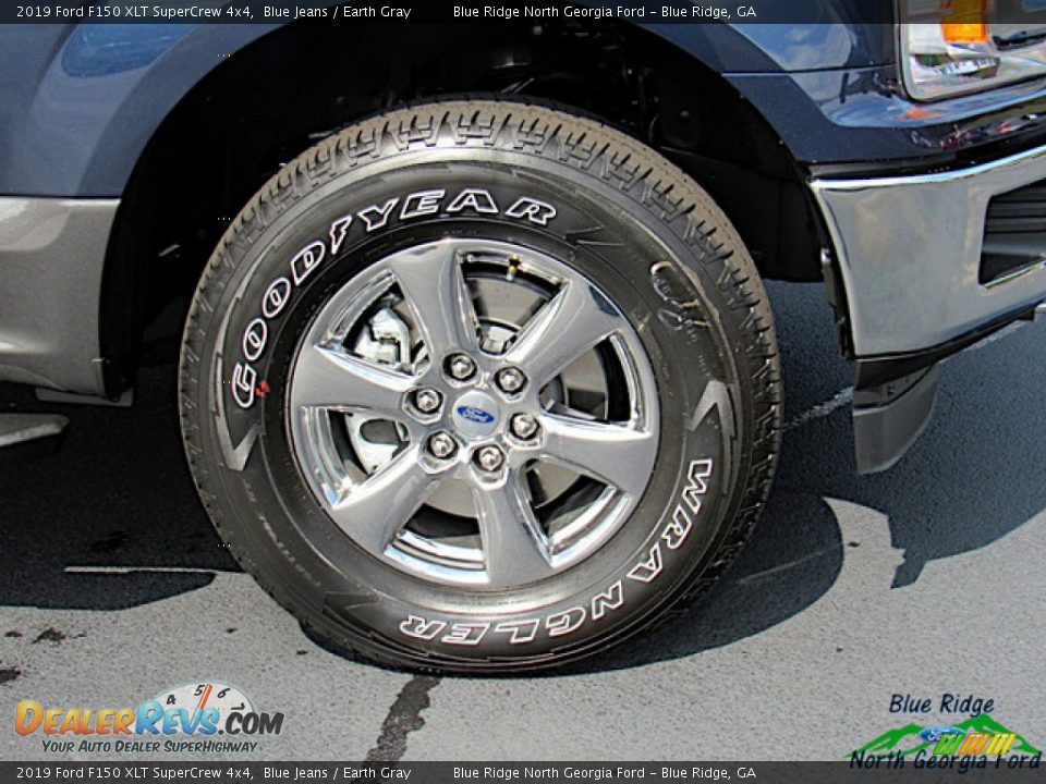 2019 Ford F150 XLT SuperCrew 4x4 Blue Jeans / Earth Gray Photo #9