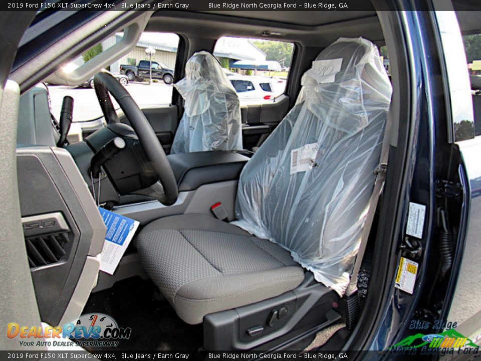 2019 Ford F150 XLT SuperCrew 4x4 Blue Jeans / Earth Gray Photo #10