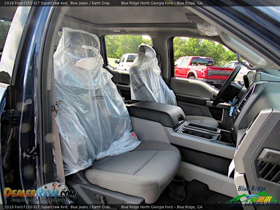 2019 Ford F150 XLT SuperCrew 4x4 Blue Jeans / Earth Gray Photo #11