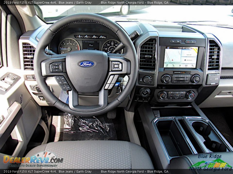 2019 Ford F150 XLT SuperCrew 4x4 Blue Jeans / Earth Gray Photo #14