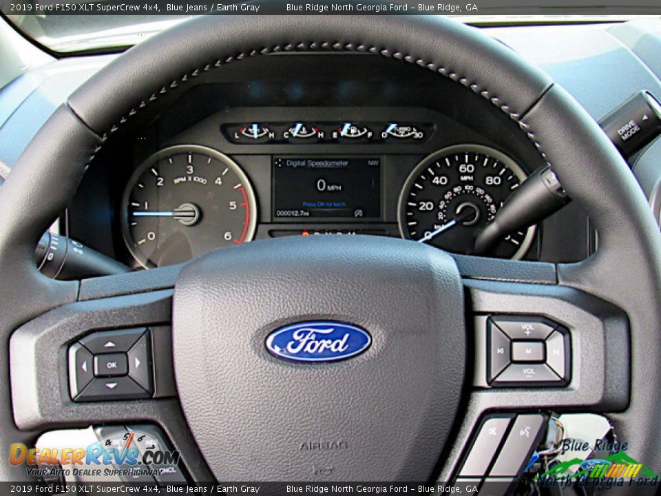 2019 Ford F150 XLT SuperCrew 4x4 Blue Jeans / Earth Gray Photo #17