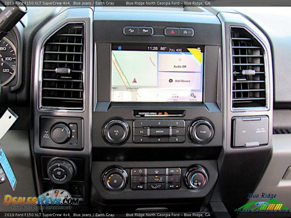 2019 Ford F150 XLT SuperCrew 4x4 Blue Jeans / Earth Gray Photo #18