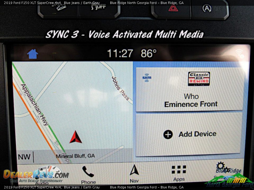 2019 Ford F150 XLT SuperCrew 4x4 Blue Jeans / Earth Gray Photo #19