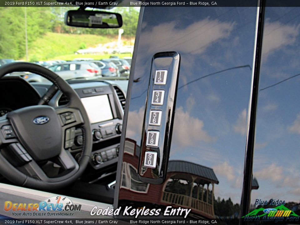 2019 Ford F150 XLT SuperCrew 4x4 Blue Jeans / Earth Gray Photo #24