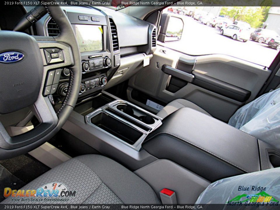 2019 Ford F150 XLT SuperCrew 4x4 Blue Jeans / Earth Gray Photo #26