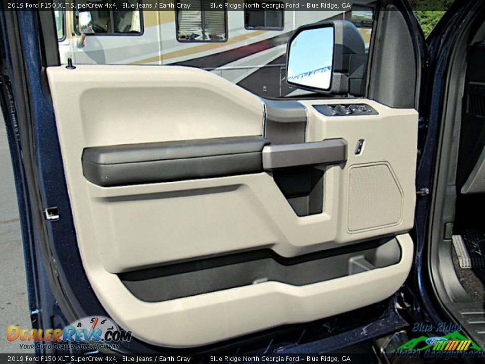 2019 Ford F150 XLT SuperCrew 4x4 Blue Jeans / Earth Gray Photo #28