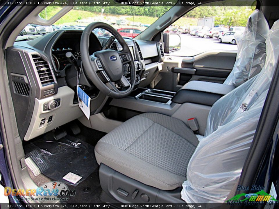 2019 Ford F150 XLT SuperCrew 4x4 Blue Jeans / Earth Gray Photo #29