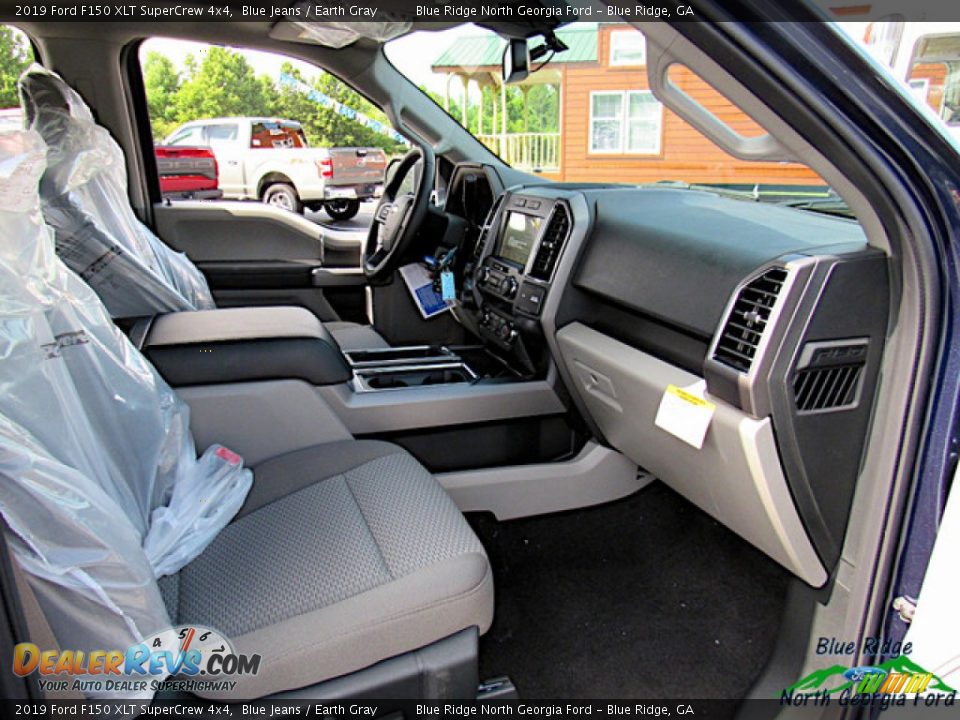 2019 Ford F150 XLT SuperCrew 4x4 Blue Jeans / Earth Gray Photo #30