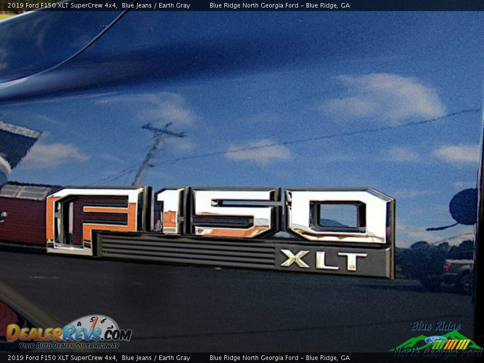 2019 Ford F150 XLT SuperCrew 4x4 Blue Jeans / Earth Gray Photo #36