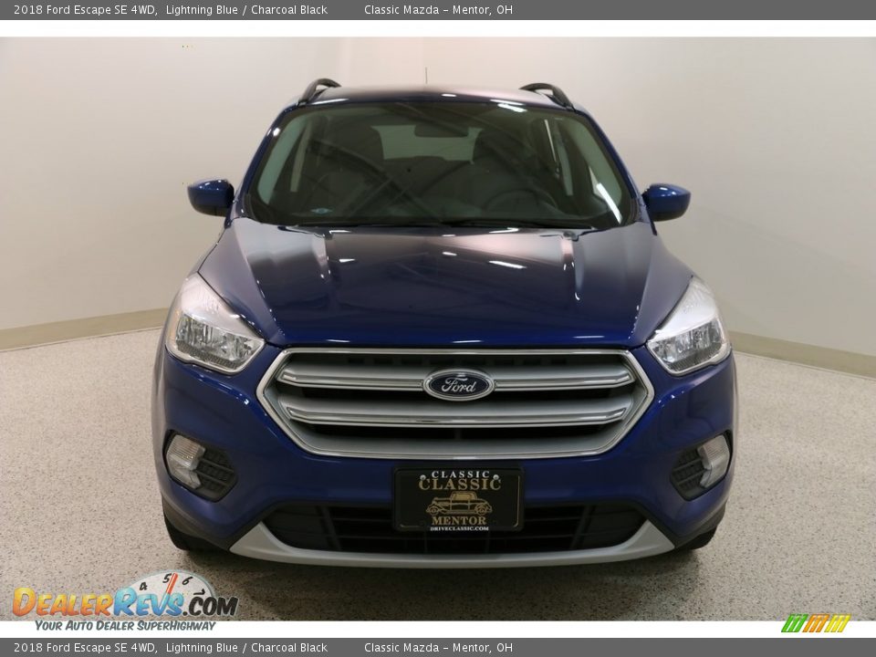 2018 Ford Escape SE 4WD Lightning Blue / Charcoal Black Photo #2