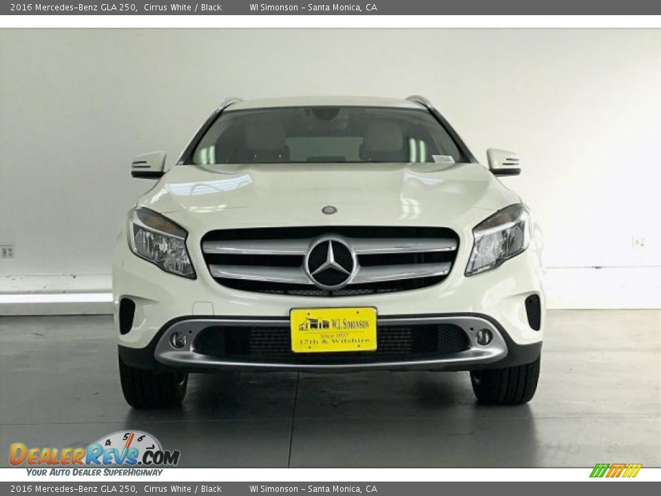 2016 Mercedes-Benz GLA 250 Cirrus White / Black Photo #2