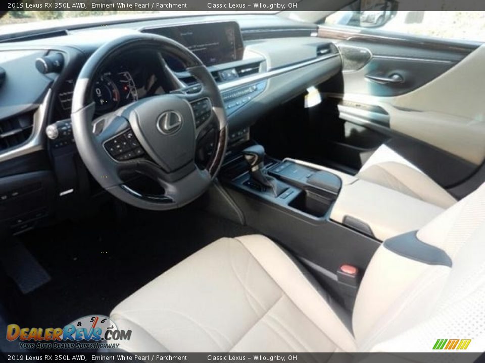 Parchment Interior - 2019 Lexus RX 350L AWD Photo #2