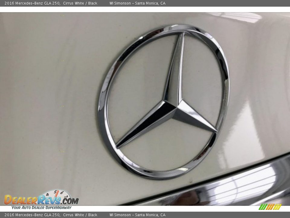 2016 Mercedes-Benz GLA 250 Cirrus White / Black Photo #7