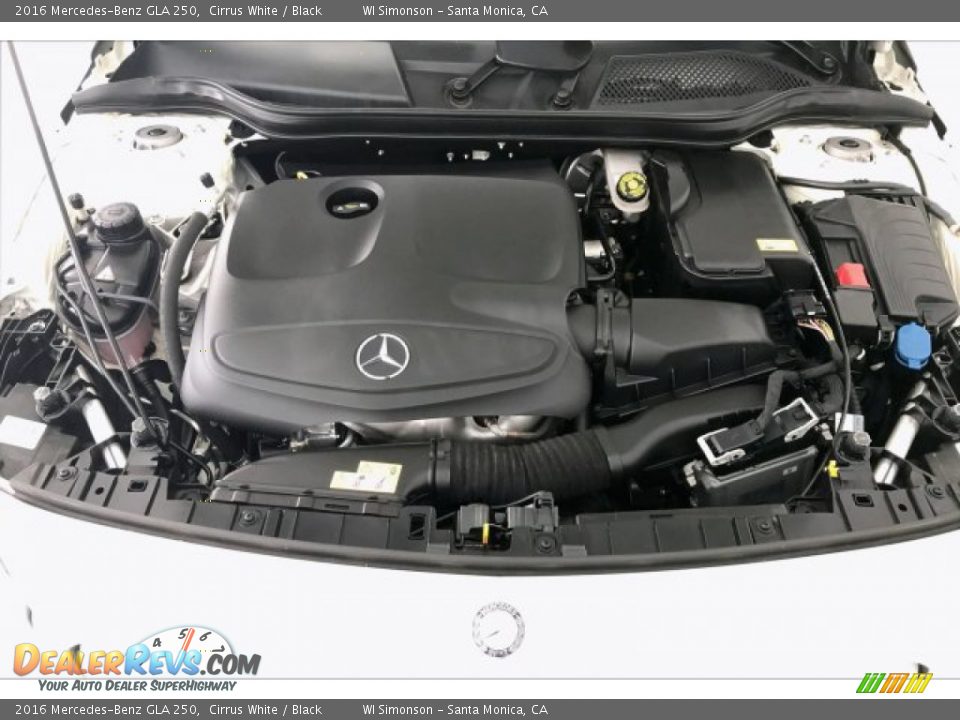 2016 Mercedes-Benz GLA 250 Cirrus White / Black Photo #9