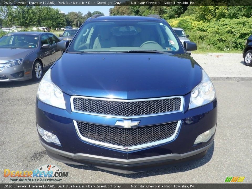 2010 Chevrolet Traverse LS AWD Dark Blue Metallic / Dark Gray/Light Gray Photo #6