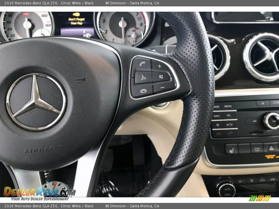 2016 Mercedes-Benz GLA 250 Cirrus White / Black Photo #19