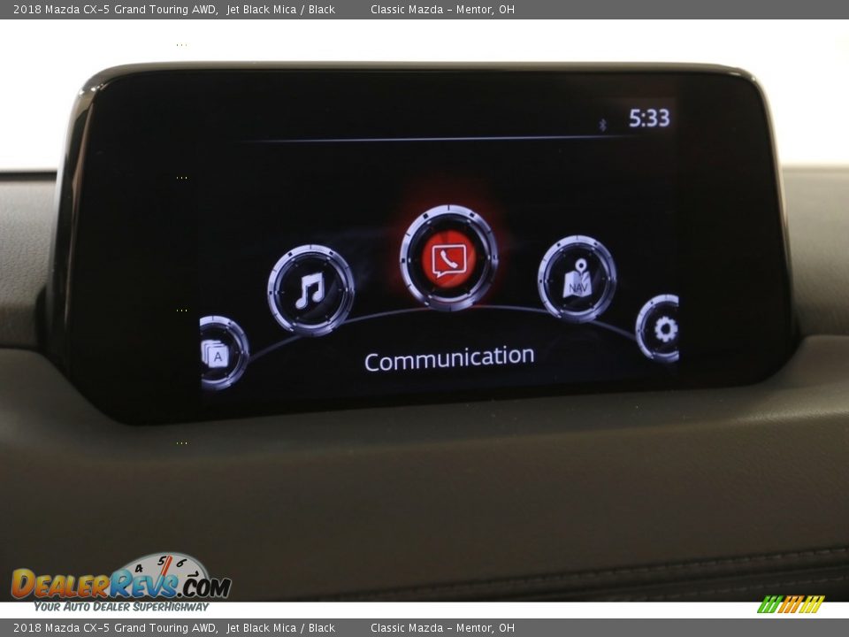 2018 Mazda CX-5 Grand Touring AWD Jet Black Mica / Black Photo #9