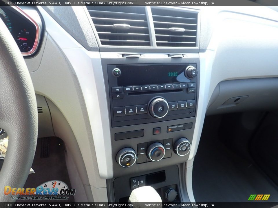 2010 Chevrolet Traverse LS AWD Dark Blue Metallic / Dark Gray/Light Gray Photo #13