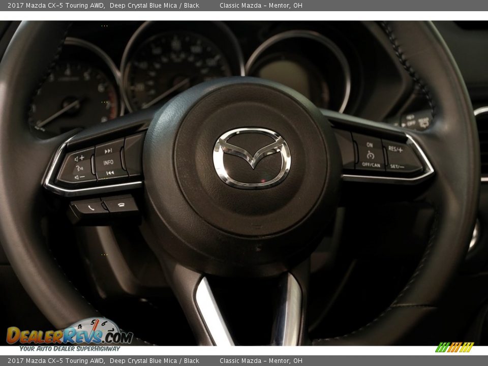2017 Mazda CX-5 Touring AWD Deep Crystal Blue Mica / Black Photo #7