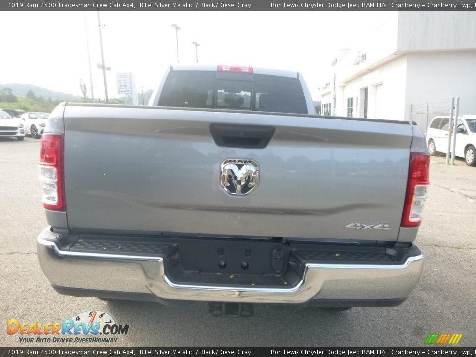 2019 Ram 2500 Tradesman Crew Cab 4x4 Billet Silver Metallic / Black/Diesel Gray Photo #4