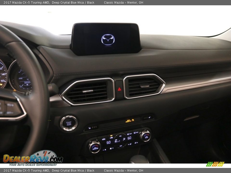 2017 Mazda CX-5 Touring AWD Deep Crystal Blue Mica / Black Photo #9