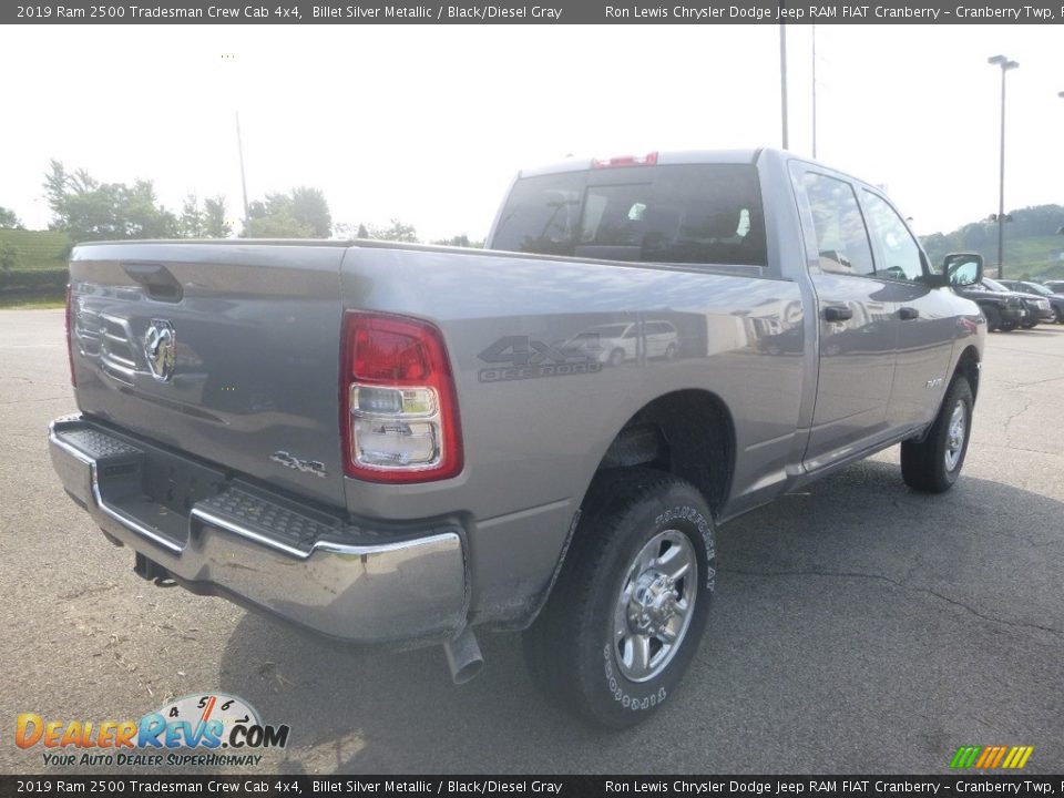 2019 Ram 2500 Tradesman Crew Cab 4x4 Billet Silver Metallic / Black/Diesel Gray Photo #5