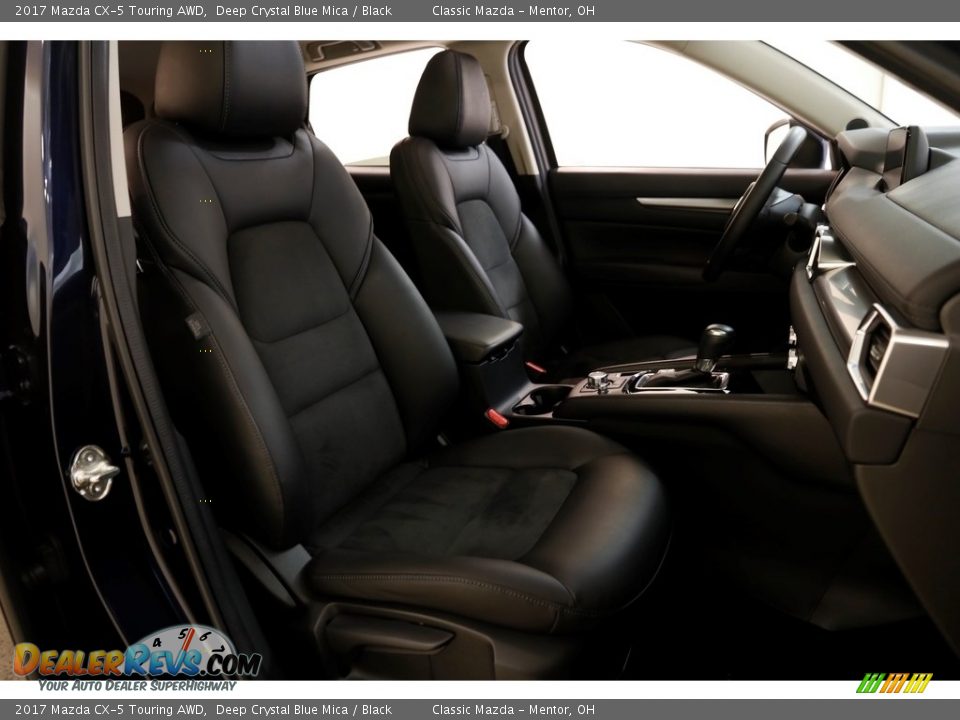 2017 Mazda CX-5 Touring AWD Deep Crystal Blue Mica / Black Photo #17