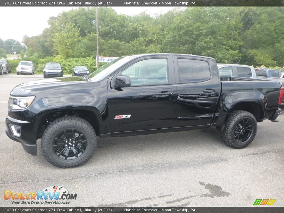 Black 2020 Chevrolet Colorado Z71 Crew Cab 4x4 Photo #3