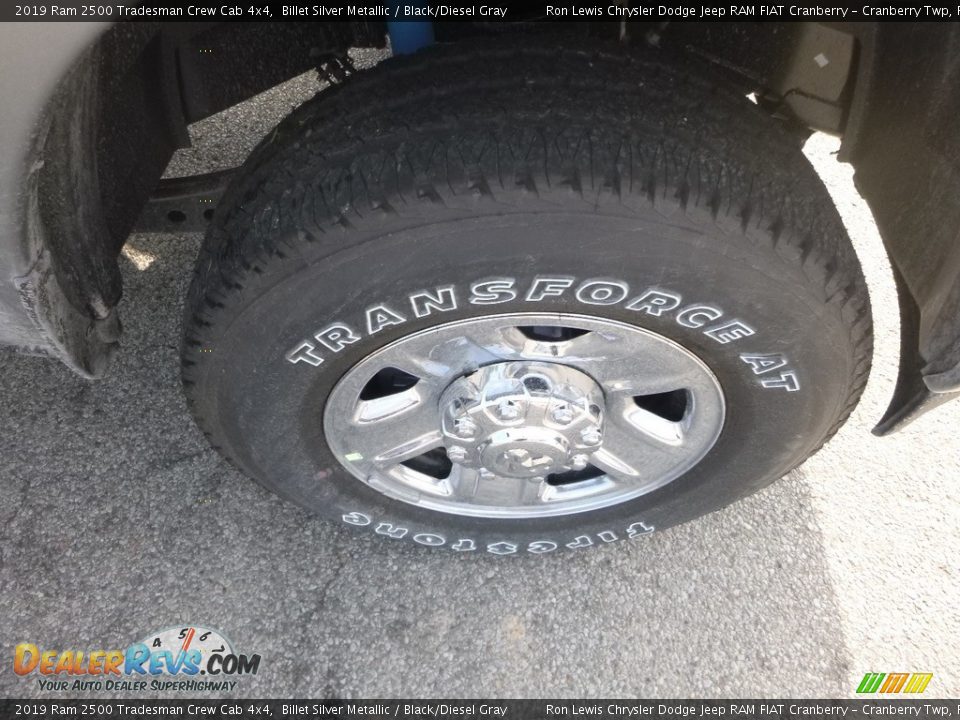 2019 Ram 2500 Tradesman Crew Cab 4x4 Billet Silver Metallic / Black/Diesel Gray Photo #9