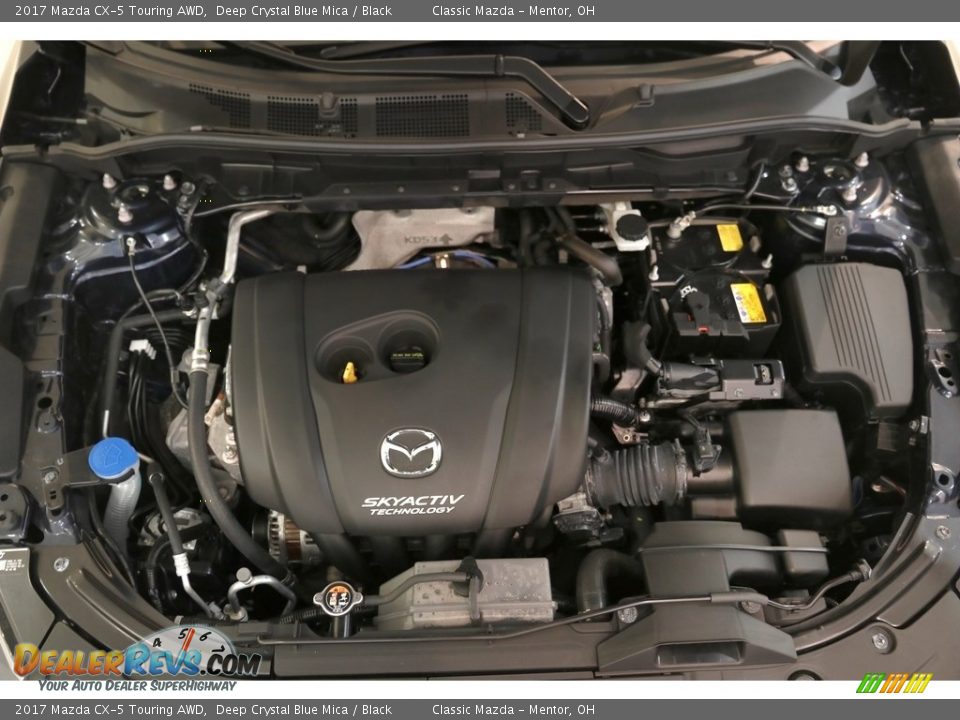 2017 Mazda CX-5 Touring AWD Deep Crystal Blue Mica / Black Photo #21